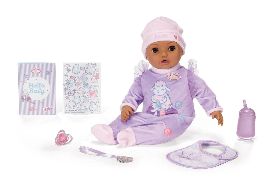 Baby Annabell Interactive Poseable Leah 43cm Doll with Accessories - Image 2 of 4