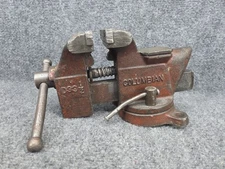 Columbian D33 1/2 Swivel Base Bench Vise Vice workshop tool mechanics Cleveland 