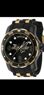 Invicta Herren NHL Washington Capitals 48mm Quarz Uhr IN-42311, Neu, Gewerblich