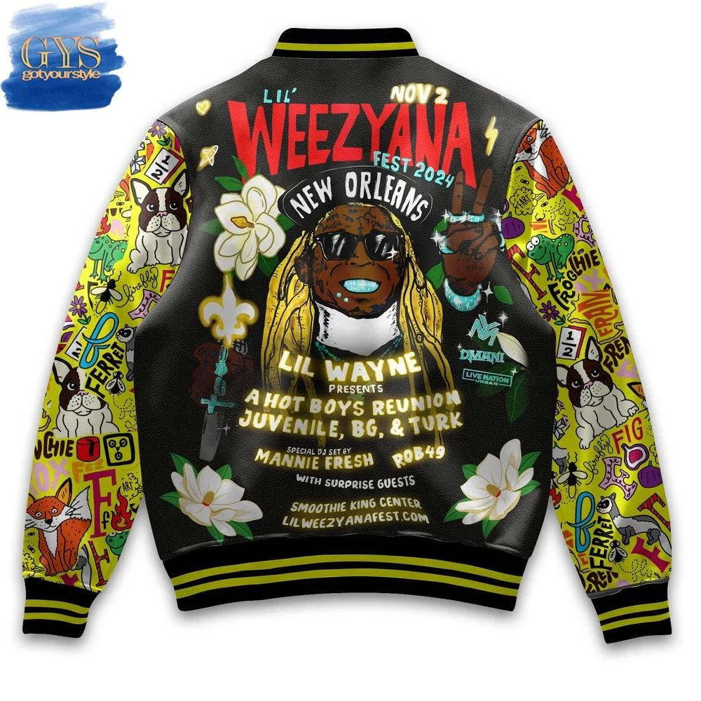 Lil Wayne Weezyana Fest Baseball Jacket