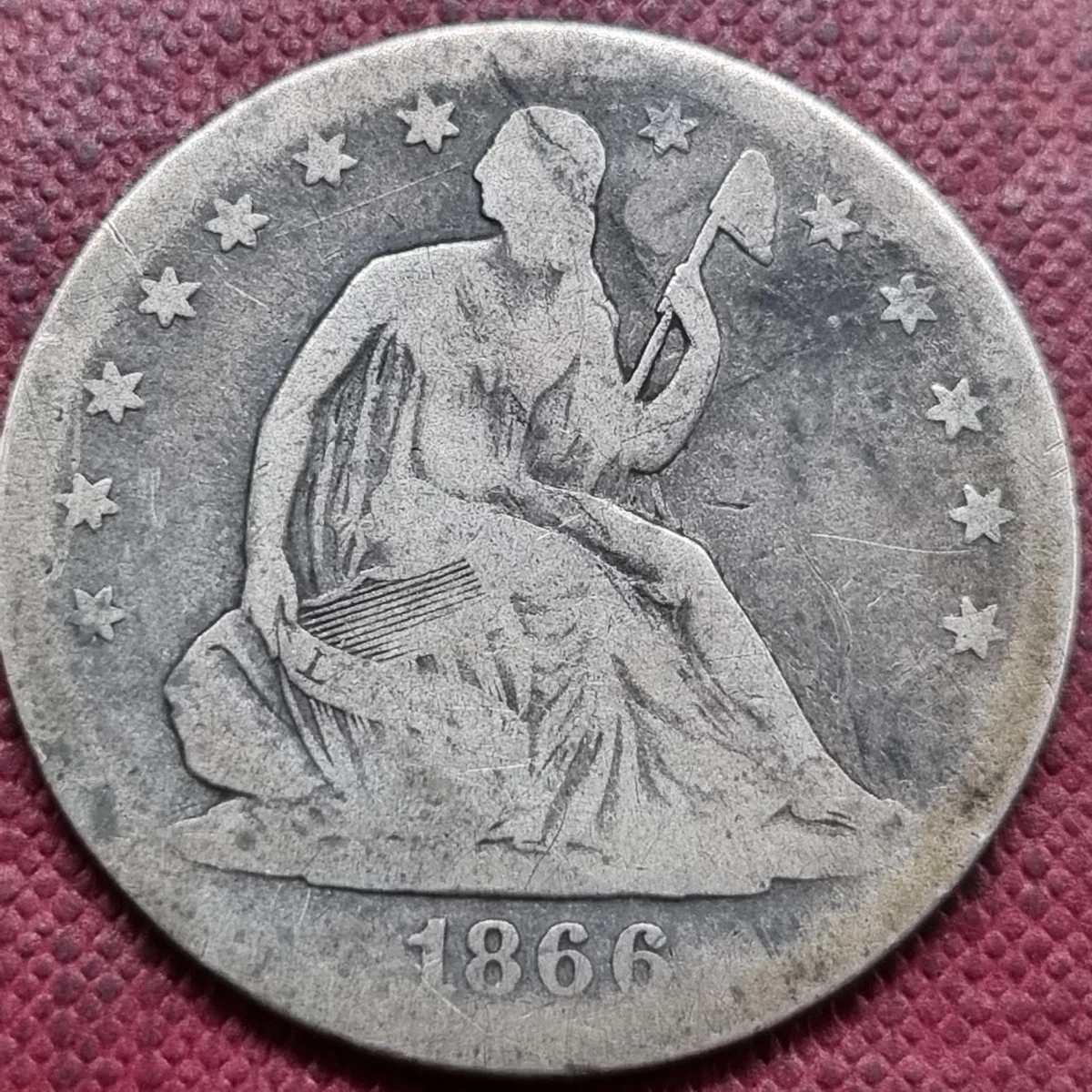 1866 Year Seated Liberty Half Dollars (1839-1891) for sale | eBay