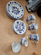 Kaffeeservice für 6 Personen Korona Zwiebelmuster Porzellan