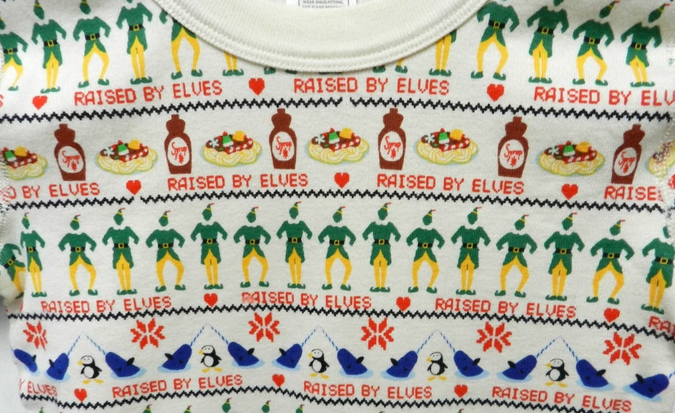 Hanna Andersson Girls Boys Unisex Christmas the Elf movie Pajama Set Size 150 12 - Image 2 of 4