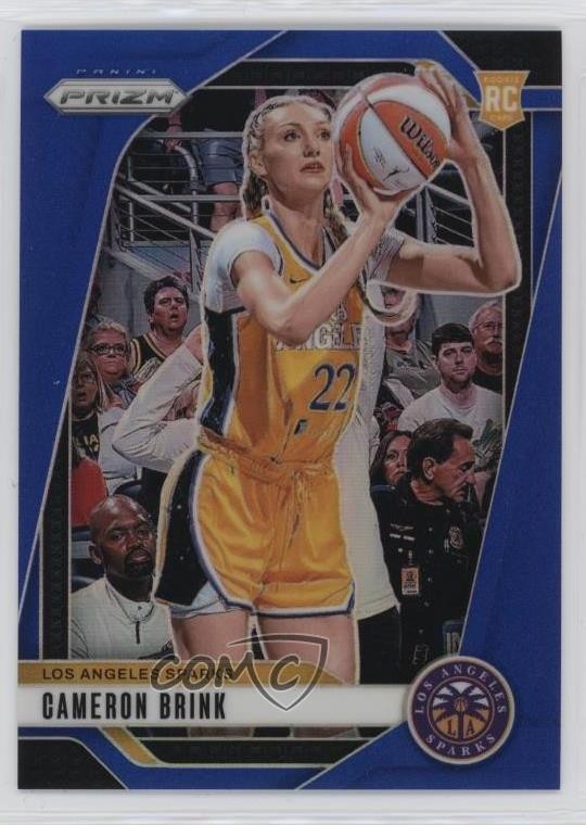2024 Panini Prizm WNBA Blue Prizm 110/199 Cameron Brink #127 Rookie RC 0xu5