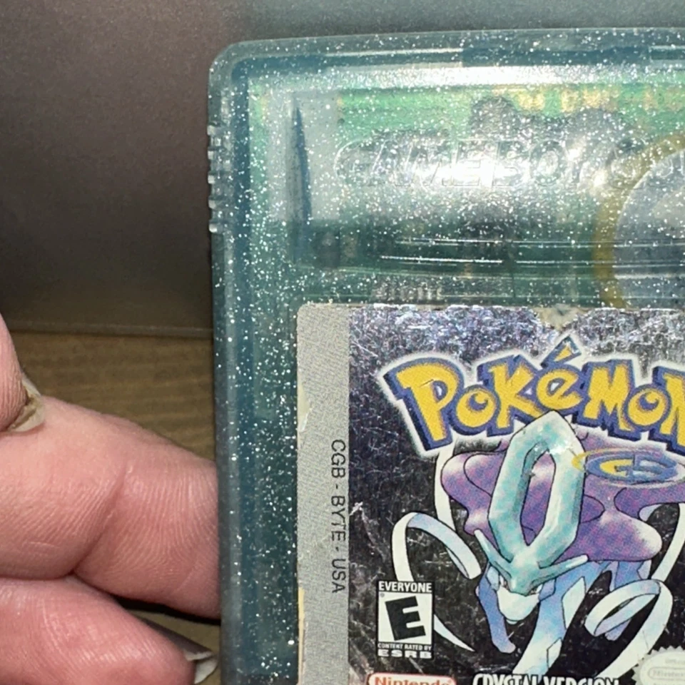 Pokemon Crystal Version (Game Boy Color, 2001) STILL SAVES! - Image 3 of 4