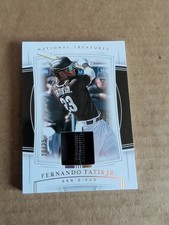 2020 National Treasures Fernando Tatis Jr Player Worn Patch /25 Padres !!!