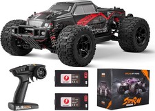1:10 Large RC Car Remote Control Truck with Lights, All Terrain 4WD Off-Road Mo