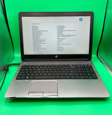 HP ProBook 650 G1 15.6" Laptop Intel i5-4200M 2.50GHz 4 GB RAM Without Storage