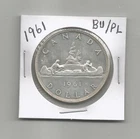 **1961** Canadian Silver Dollar - BU/PL