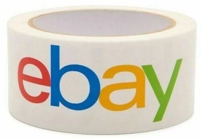 2 Rolls  2'' x 75 yds Official eBay Branded Packaging Packing Package Carton Tape