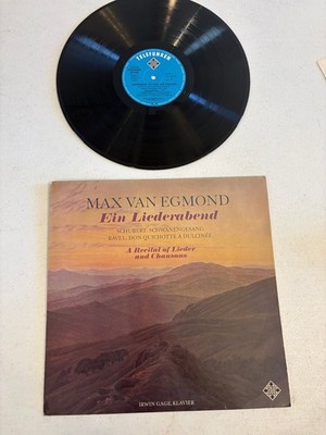 Max van Egmond   Ein Liederabend LP 1973 Telefunken Classical 33 RPM