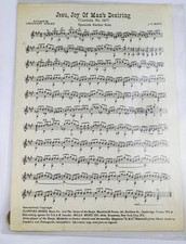 Noten Konzertgitarre Bach Jesu Joy of Mans Wunsch für Solo Gitarre Messe