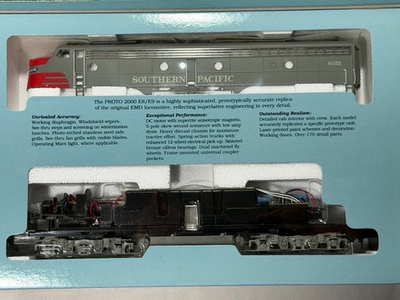 #ad Vintage NOS Proto 2000 E8 9 Locomotive Southern Pacific #6052 HO Unopened NIB $129.00