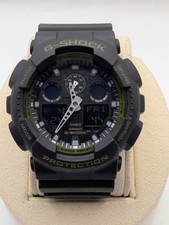 Casio G-Shock GA100L-1A with Black Dial Wrist Watch for Men