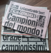 COPIE GAZZETTA SPORTIVA CORRIERE DELLO SPORT TUTTOSPORT ITALIA CAMPIONE MONDO 82