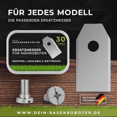 Ersatzmesser für Yardforce Classic 500B & 600B | Edelstahl 0,75mm