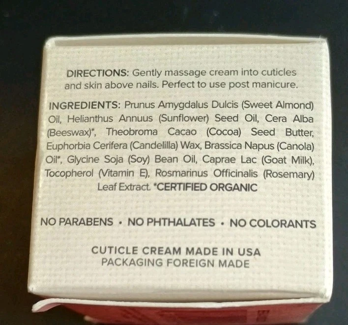 Novo na caixa Beekman 1802 puro creme de cutícula leite de cabra 0,3 oz sem fragrância - Imagem 3 de 4