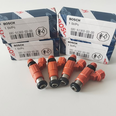 #ad 4X Genuine OEM Yamaha Fuel Injectors F115 HP Outboard 68V 8A360 00 00 CDH210 New $75.00