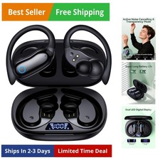 Active Noise Cancelling Ear Buds Wireless Earbuds 96hrs Playback Bluetooth He...