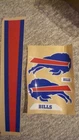 Buffalo Bills FULL SIZE FOOTBALL HELMET DECALS WITH TAPERED STRIPE & BUMPERS