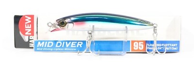 Yo Zuri Duel Hardcore Mid Diver 95 Floating Lure F1191-HKN (5801)
