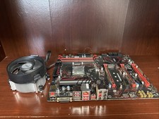 MSI X370 Gaming Plus AMD AM4 Ryzen Motherboard | + AMD A6-9500 CPU + AMD CPU Fan