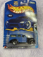 Hot Wheels 35th Anniversary #057 57194 Wild Wave 3/5 '40 Woody Blue (85)