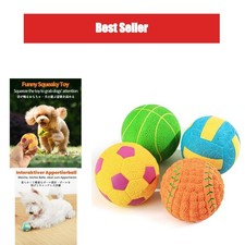 Quietschende Hundeb&auml;lle 4er Set Latex Kleine Hunde SCHITEC