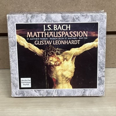 J.S. Bach Matthauspassion CD Box Set Music Gustav Leonhardt St. Matthew Passion
