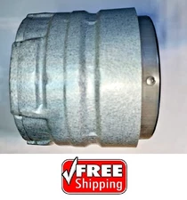 4" PelletVent Pro Galvalume Clean-Out Tee Cap -OPEN BOX - Ships FREE in USA