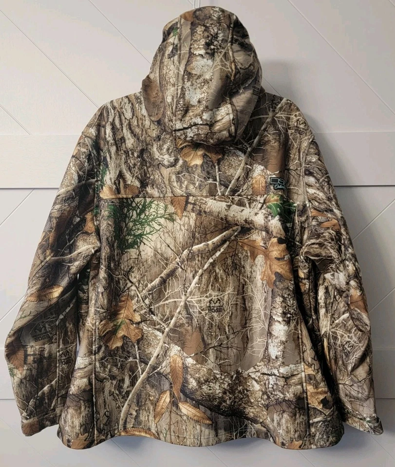 NEW Womens (3XL) DSG Outerwear Ava 3.0 Softshell Hunting Jacket, Realtree Edge  - Image 2 of 4