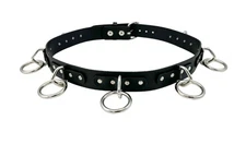 Bondage Belt Genuine Leather Punk Belt Leather Handmade interchangeable Buckle