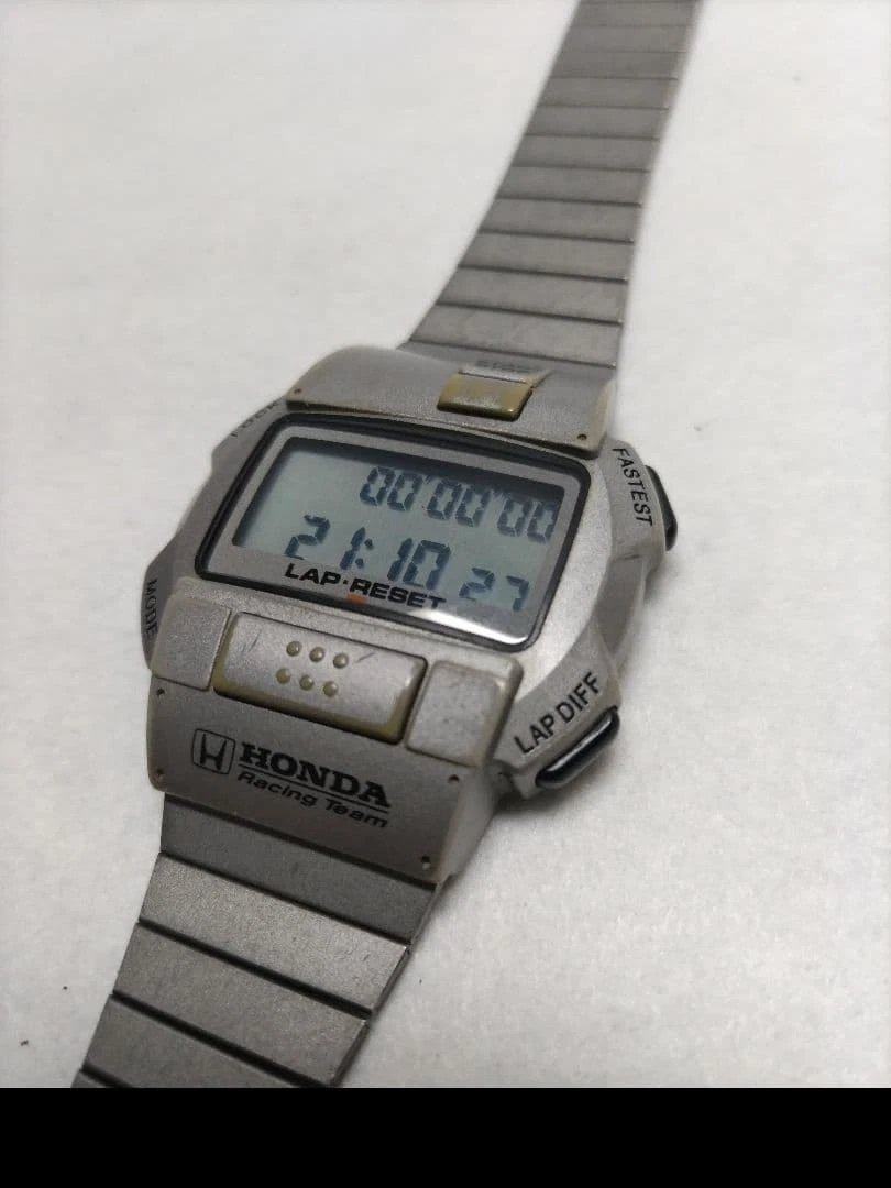 Honda Racing Team Digital Watch Seiko A781-4070 Rare Used Watch | eBay