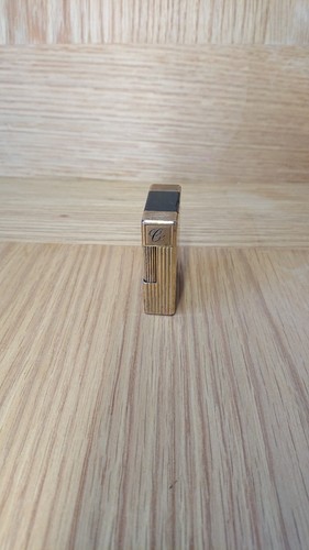 ST DUPONT GOLD PLATED LIGHTER WITH CHINESE SCRIPT - Picture 6 of 11