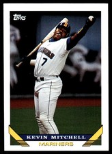 Kevin Mitchell 1993 Topps #217 Mariners MLB READ FREE SHIPPING AutographDen