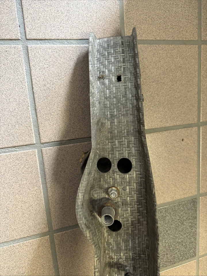 2001-2006 BMW M3 E46 Front Carbon Fiber Reinforcement Impact Crash Bar  OEM - Image 2 of 4