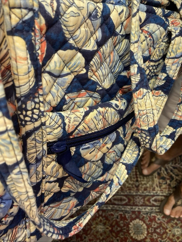 Vera Bradley Large Vera Tote Morning Shells  - Image 4 of 4