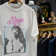 90s Selena Aged T-Shirt White S