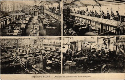 CPA PARIS 6e 8, rue Garanciere Imprimerie PLON (1393030)