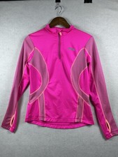 Fila Sport Running Quarter Zip Pullover Pink Long Sleeve Women s S