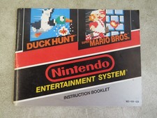 Nintendo NES Super Mario Bros. Duck Hunt Instruction Booklet Authentic Manual