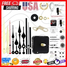 12888 Quartz DIY Wall Clock Movement Mechanism Repair Parts Replacement Kit S...