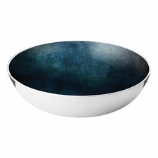 Stelton Stockholm Bol L Horizon Bol décoratif Aluminium Émail Bleu Ø 40 cm