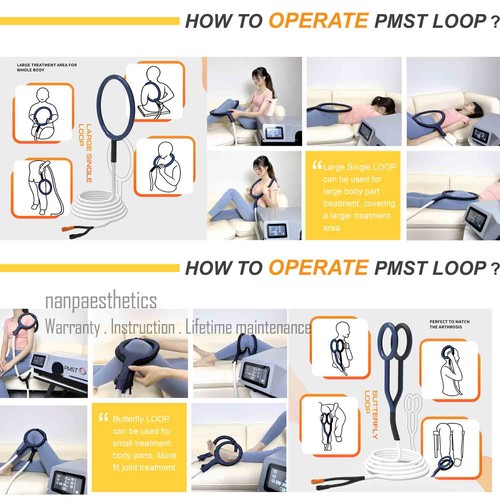 Macchina massaggiatrice uso domestico PMST Loop magnetoterapia PEMF EMTT Physio Magneto - Foto 14 di 29
