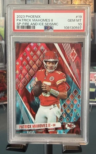 2023 Phoenix Patrick Mahomes Fire & Ice Seismic SP /50 PSA 10