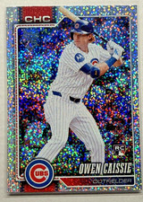 2026 Topps Series 1 Celebration Confetti Owen Caissie RC #233