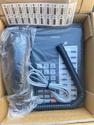 Brand New Toshiba DKT-3220S 20-button Speaker Phone Charcoal Color In Original