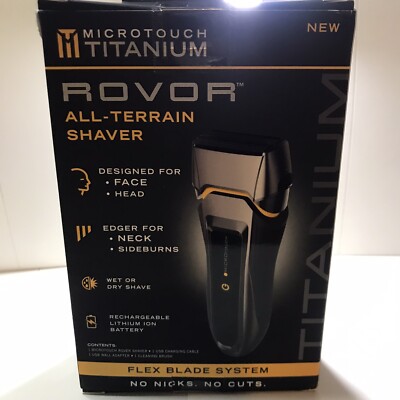 Microtouch Titanium Rovor Electric Shaver Face & Head 1PK (5-5520B8)