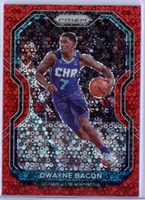 Dwayne Bacon 2020-21 Panini Prizm Fast Break Red Disco /125 #39 Hornets
