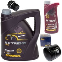 MotoröL Set 5W-40 6 Liter + ÖLfilter SM 112 + Schraube FüR Volvo S70 V70 2.0 2.4